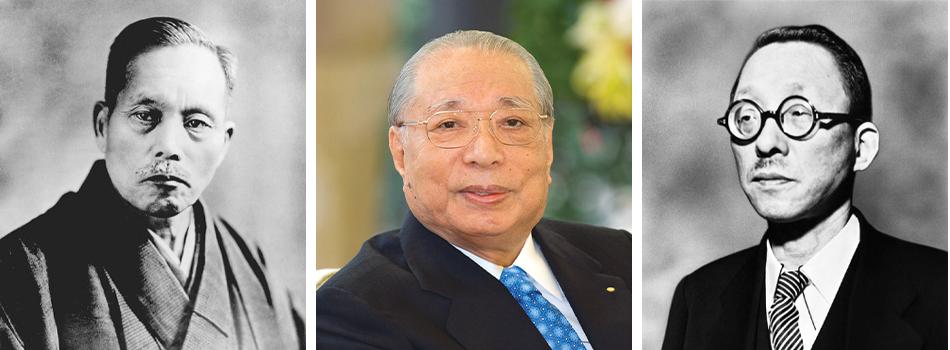 The Three Presidents of Soka Gakkai — Makiguchi, Toda, and Ikeda — who carried forward and transmitted the Gosho teachings